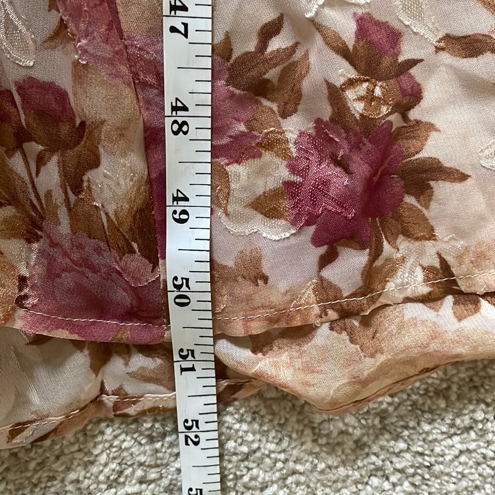 En Saison Lissandra Pink Multi Floral Cut-Out Detail Midi Dress, sz S - Picture 16 of 16